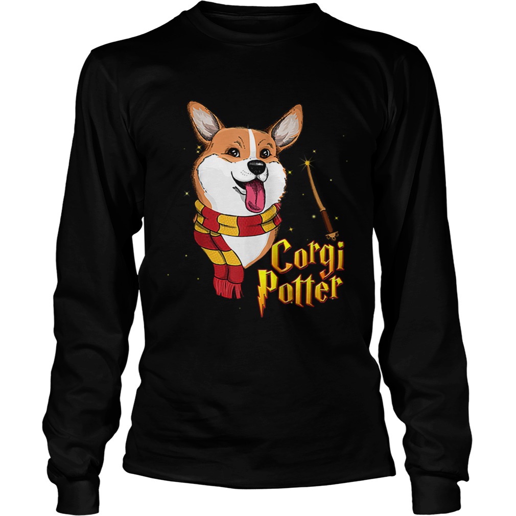 Beautiful Potter Corgi Harry Pawter Cute Corgi Dogs Halloween LongSleeve