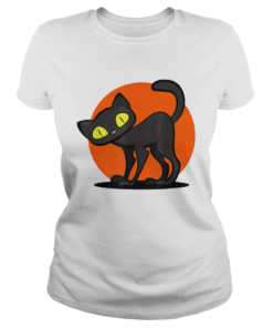 Beautiful Scary Halloween cute Black Cat Women Men Kids Gift  Classic Ladies