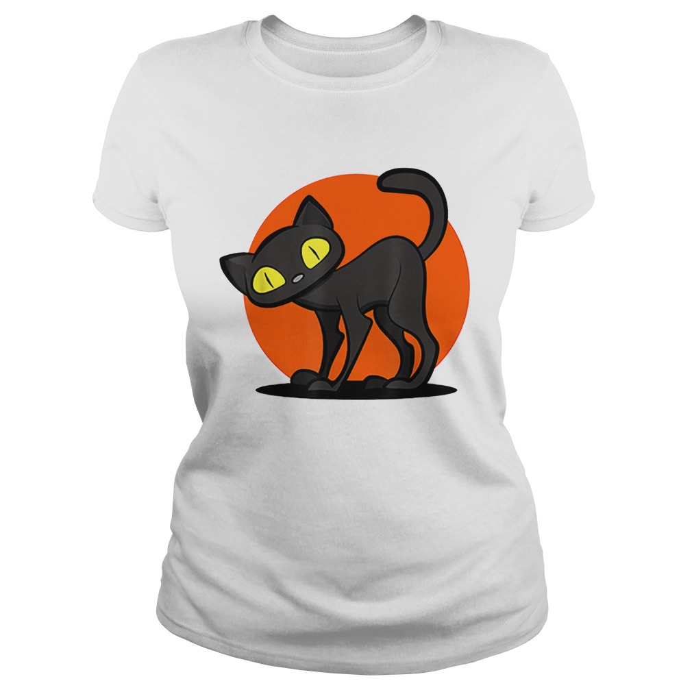 Beautiful Scary Halloween cute Black Cat Women Men Kids Gift Classic Ladies