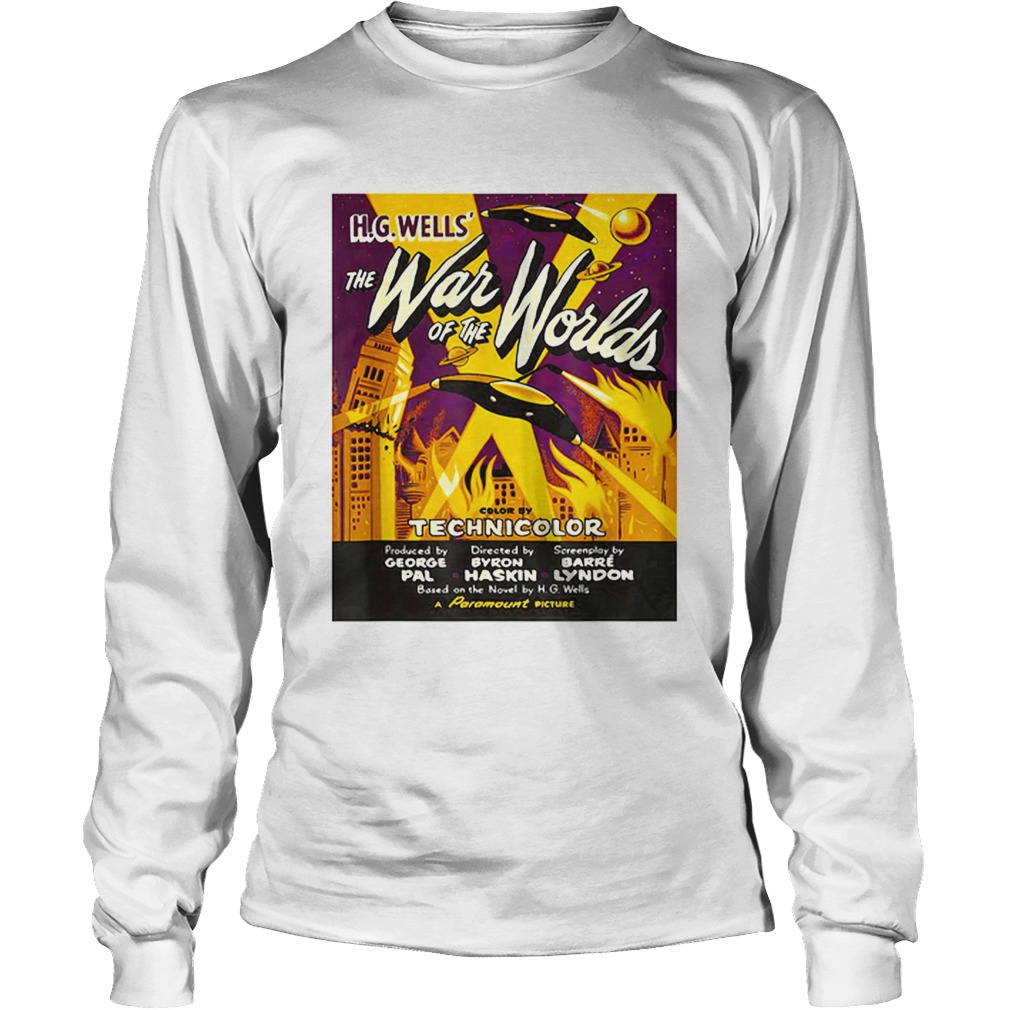 Beautiful War of the Worlds Halloween Sci Fi Horror LongSleeve