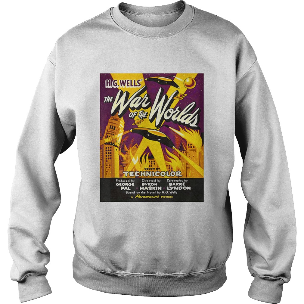 Beautiful War of the Worlds Halloween Sci Fi Horror Sweatshirt