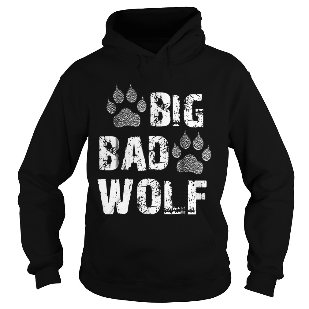 Big Bad Wolf Paw Print Halloween Costume Hoodie