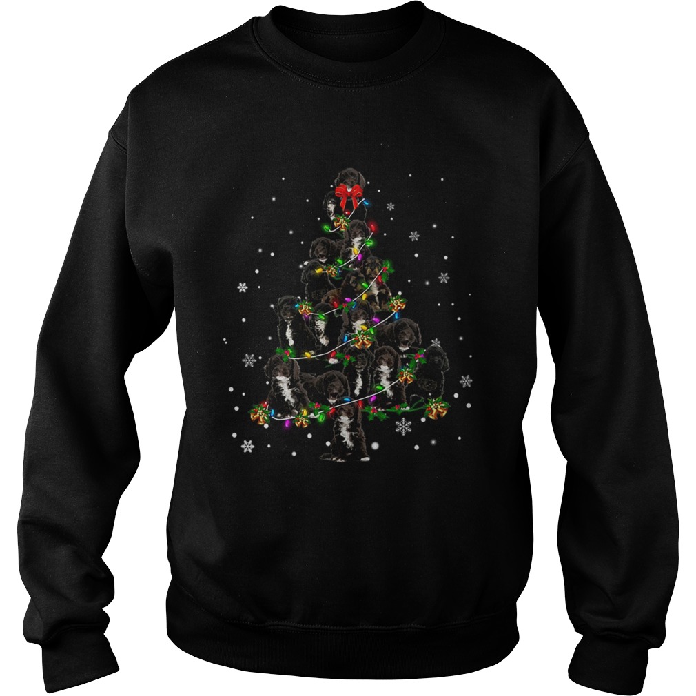 Black Cockapoo Christmas Tree TShirt Sweatshirt