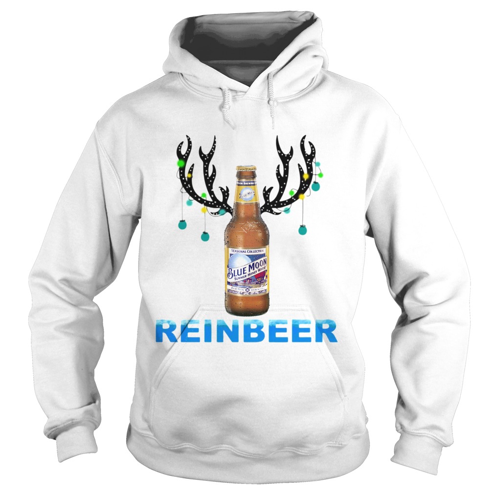 Blue Moon ReinBeer Christmas Shirt Hoodie