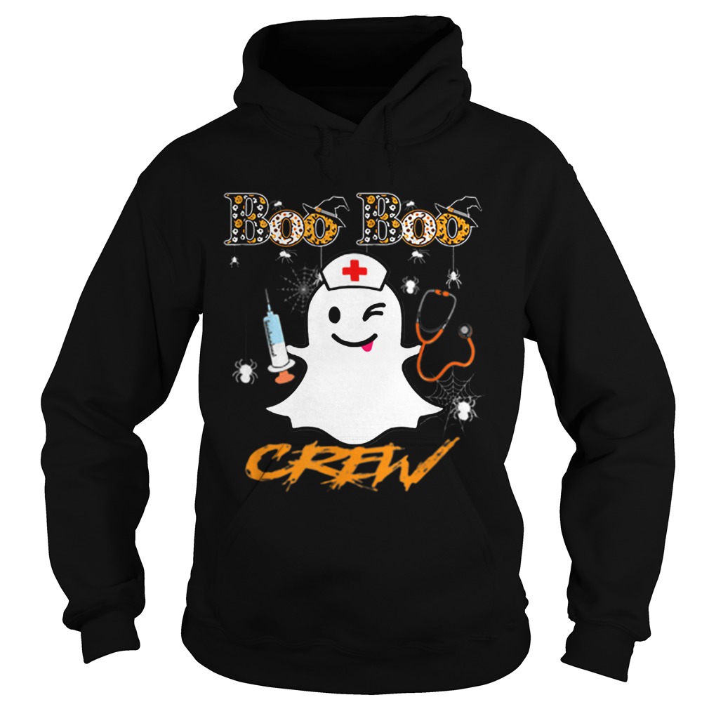 Boo Boo Crew Ghost Nurse Costume Halloween Hoodie