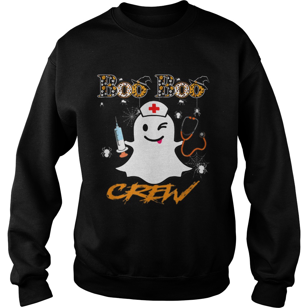 Boo Boo Crew Ghost Nurse Costume Halloween Sweatshirt