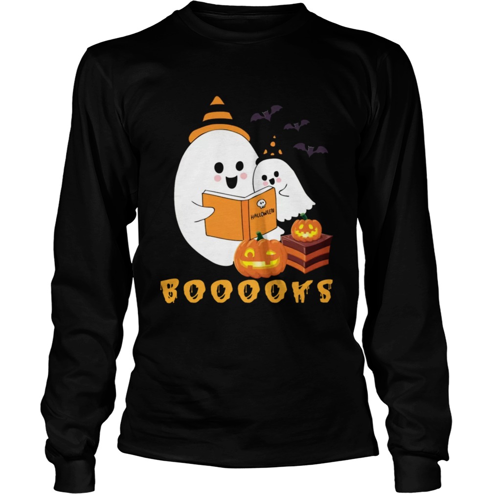 Boo Reading Funny Halloween Costume Shirt LongSleeve