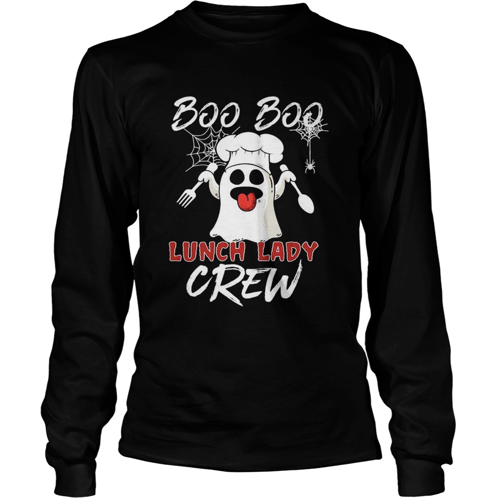 Boo boo chef lunch lady crew Halloween LongSleeve