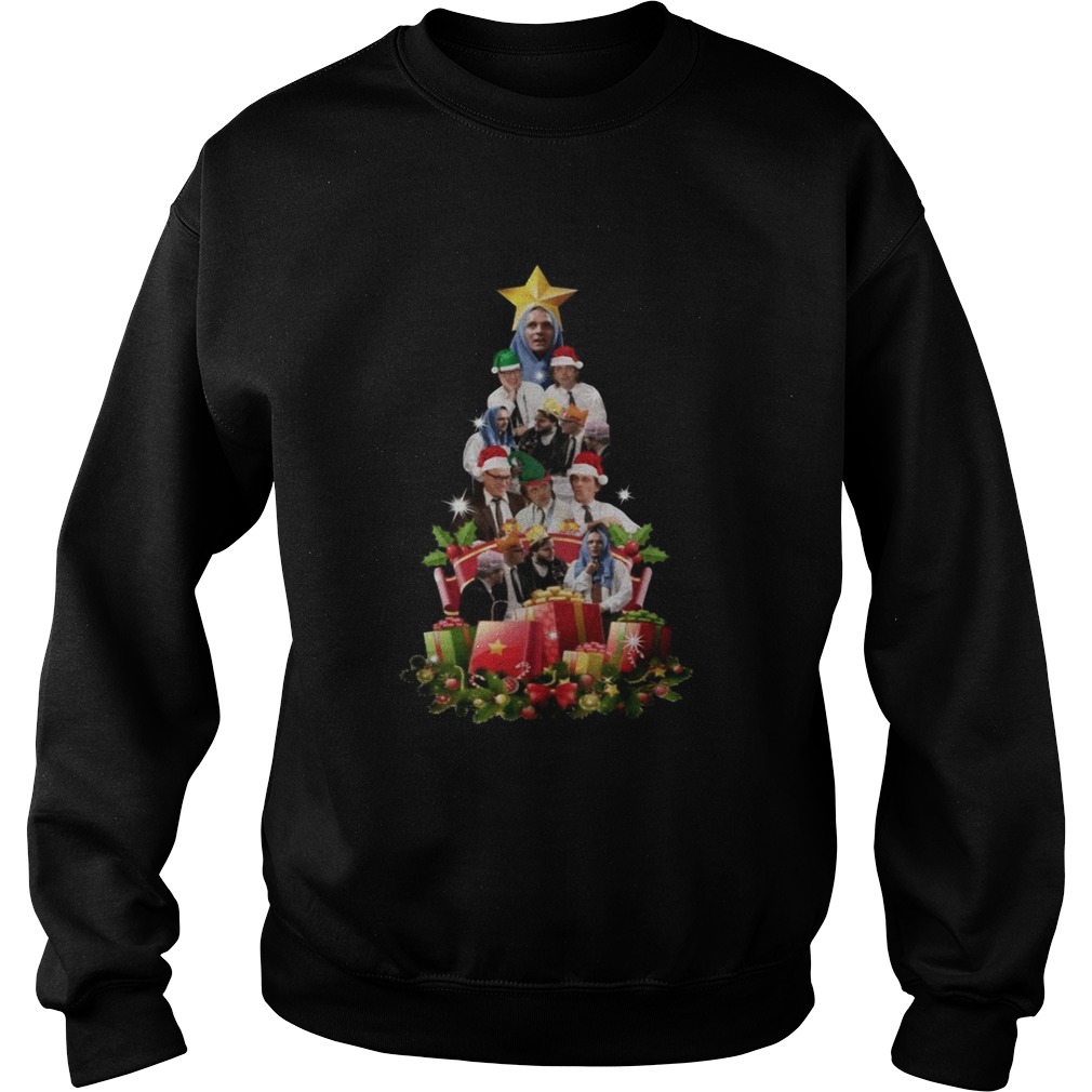 Bottom Richie and Eddie Christmas Tree Sweatshirt