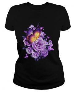 Butterfly purple rose  Classic Ladies