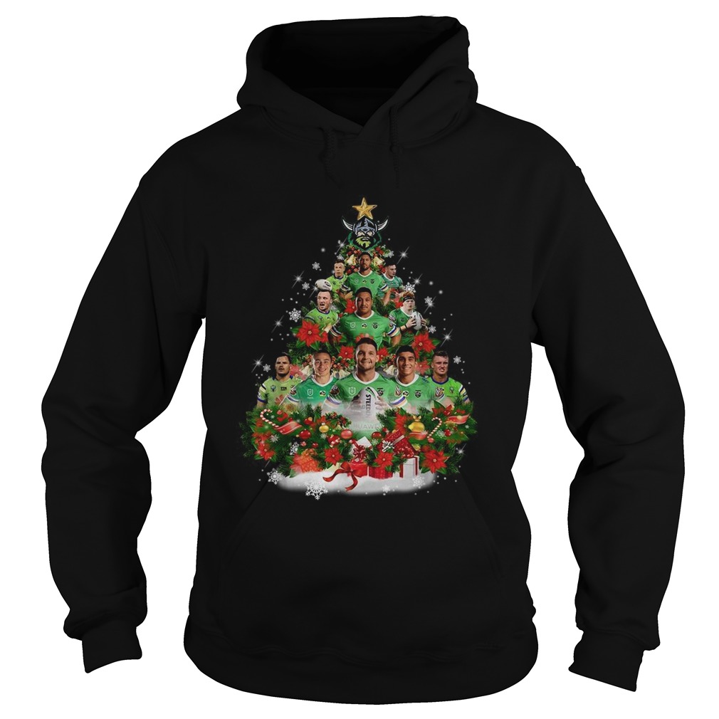 Canberra Raiders Christmas tree Hoodie