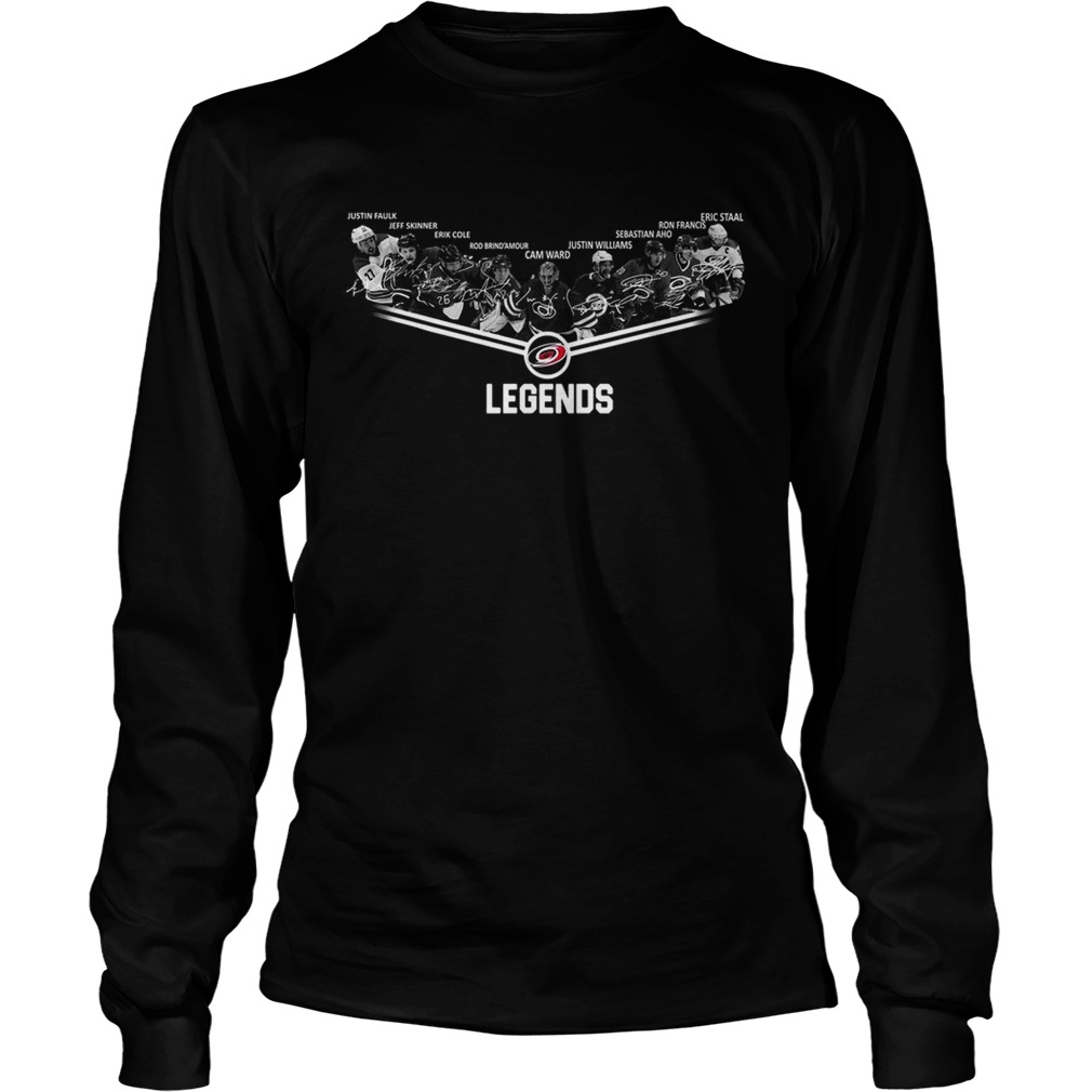 Carolina Hurricanes Legends team player LongSleeve