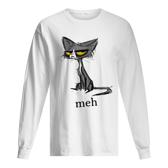 Cat meh Long Sleeved T-shirt 