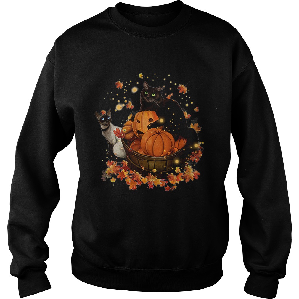 Cats Halloween Autumn Sweatshirt