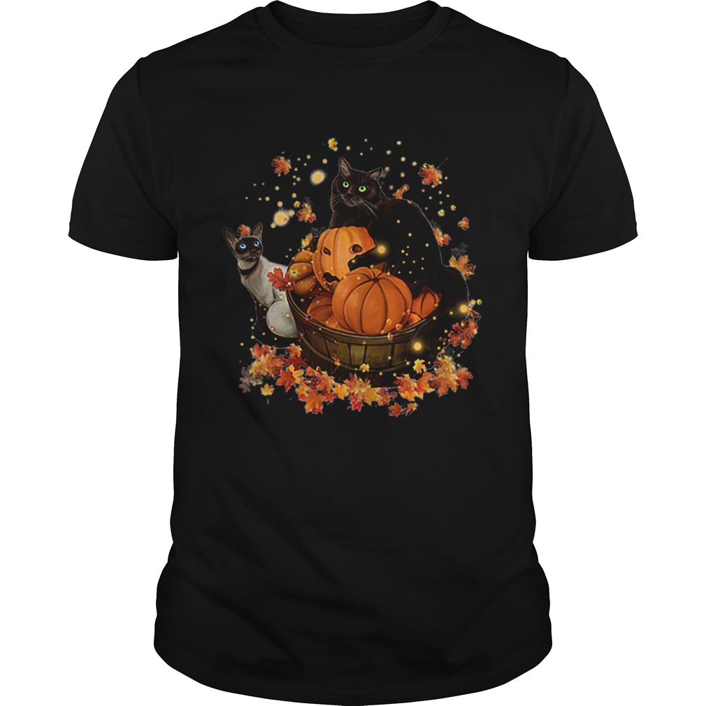 Cats Halloween Autumn shirt