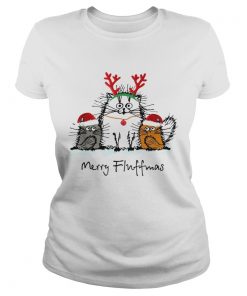 Cats merry fluffmas Christmas  Classic Ladies