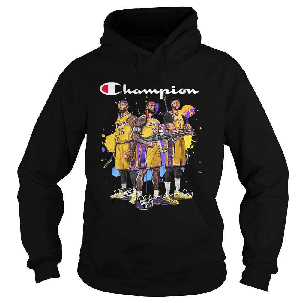 Champions DeMarcus Cousins Lebron James Anthony Davis Hoodie