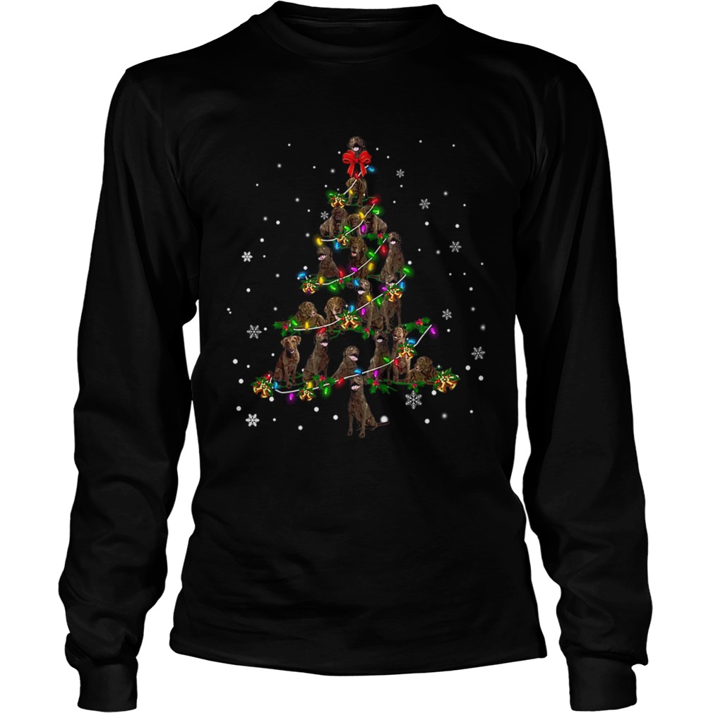 Chesapeake Bay Retriever Christmas Tree TShirt LongSleeve