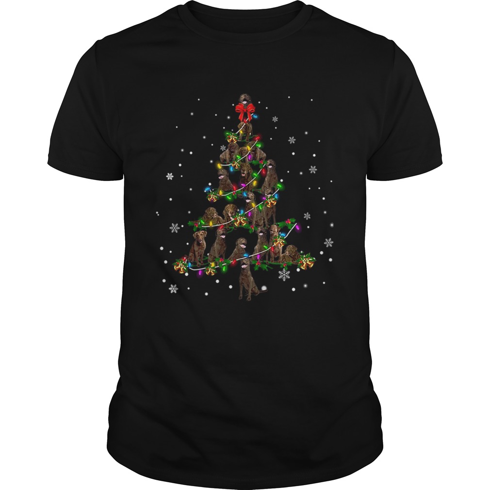 Chesapeake Bay Retriever Christmas Tree TShirt