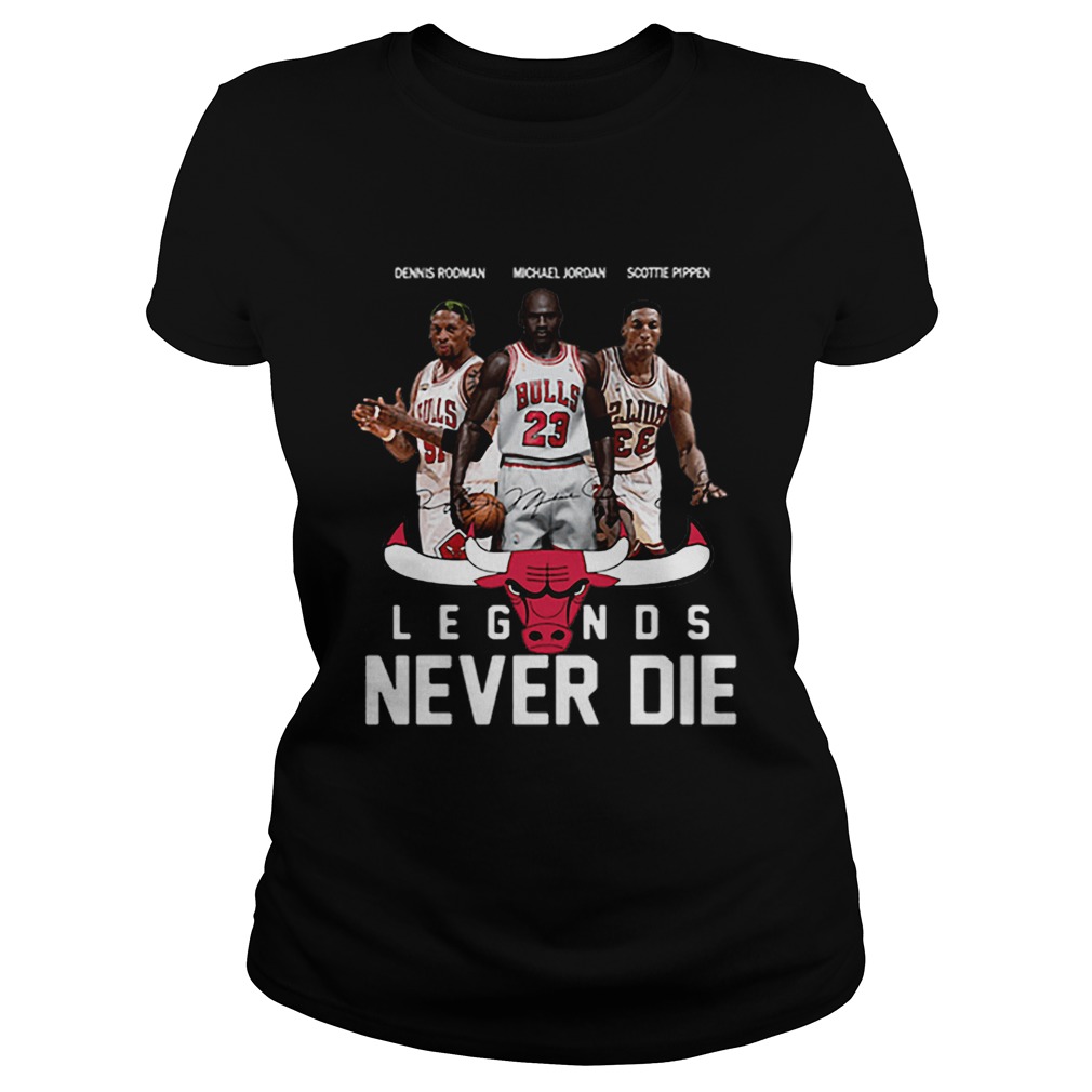 Chicago Bulls Players Legends Never Die Dennis Rodman Classic Ladies