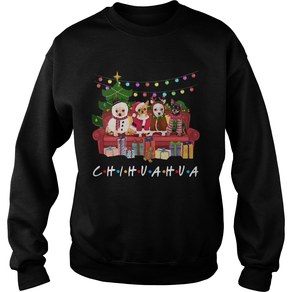 Chihuahua Friends Merry Christmas Sweatshirt