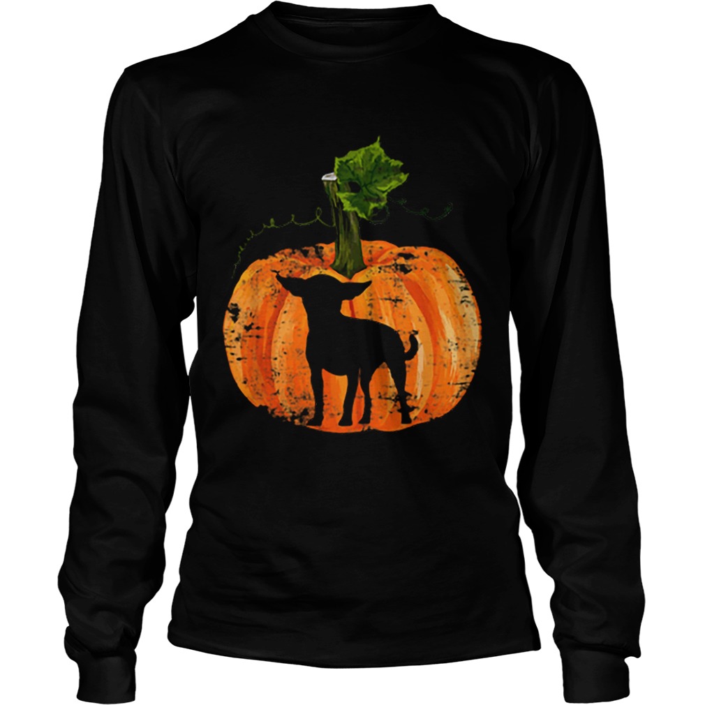 Chihuahua Inside Pumpkin Halloween LongSleeve