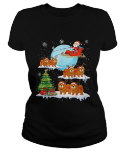 Chow Chow Reindeer Christmas Santa Claus  Classic Ladies