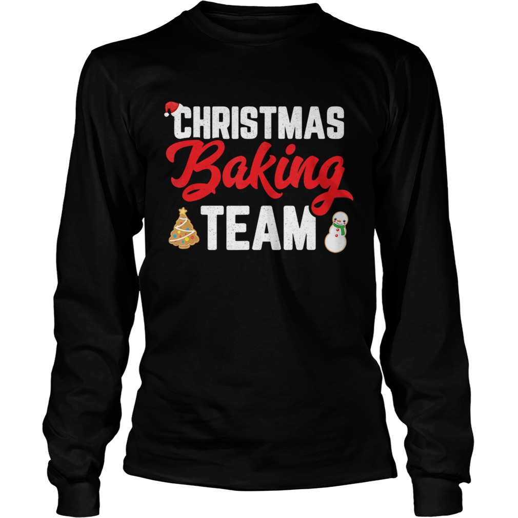 Christmas Baking Team Matching Family TShirts LongSleeve