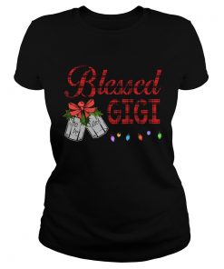 Christmas Blessed To Be Called Gigi TShirt Classic Ladies