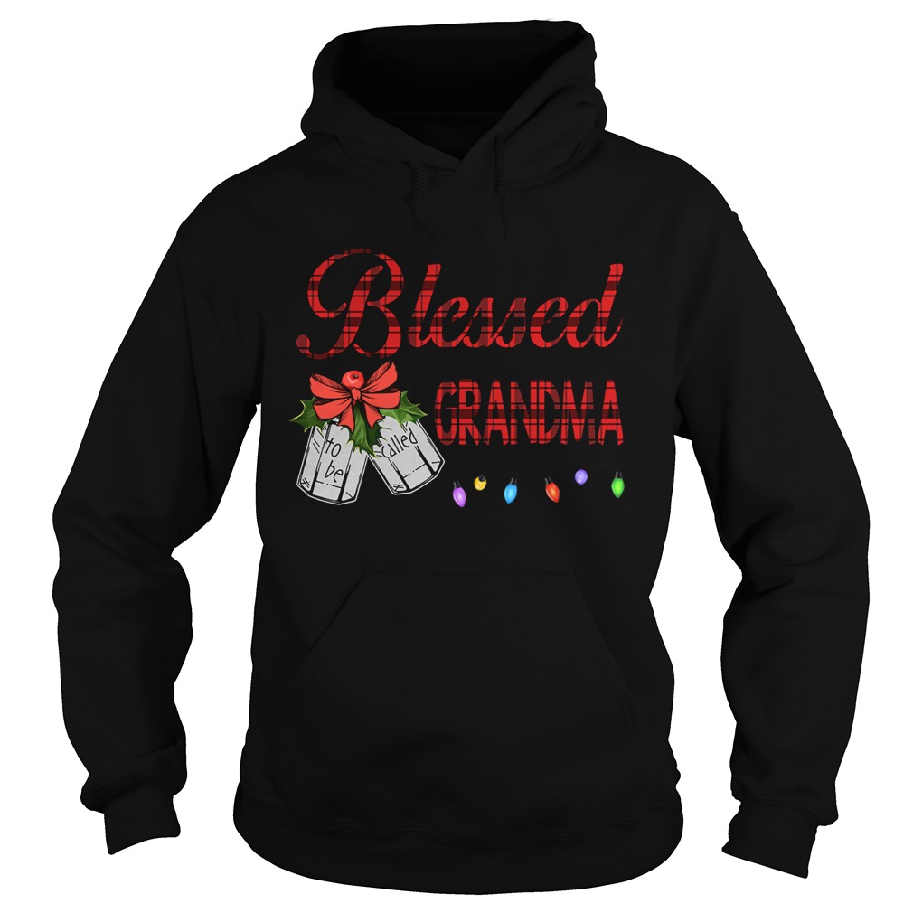 Christmas Blessed To Be Called Grandma TShirt Hoodie