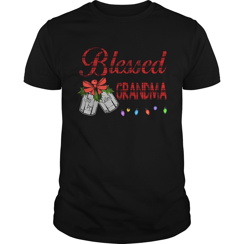 Christmas Blessed To Be Called Grandma TShirt