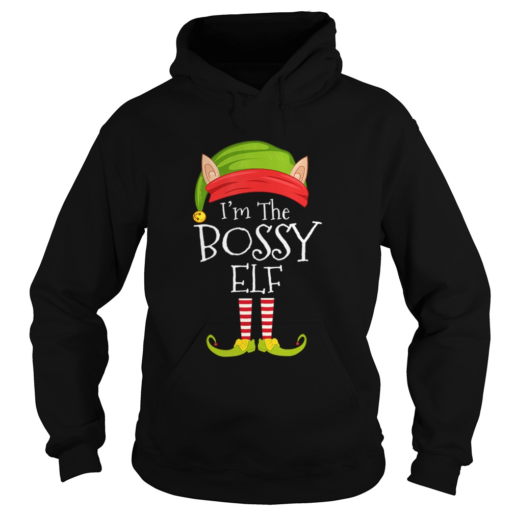 Christmas Family Matching Costume Im The Bossy Elf Xmas TShirt Hoodie