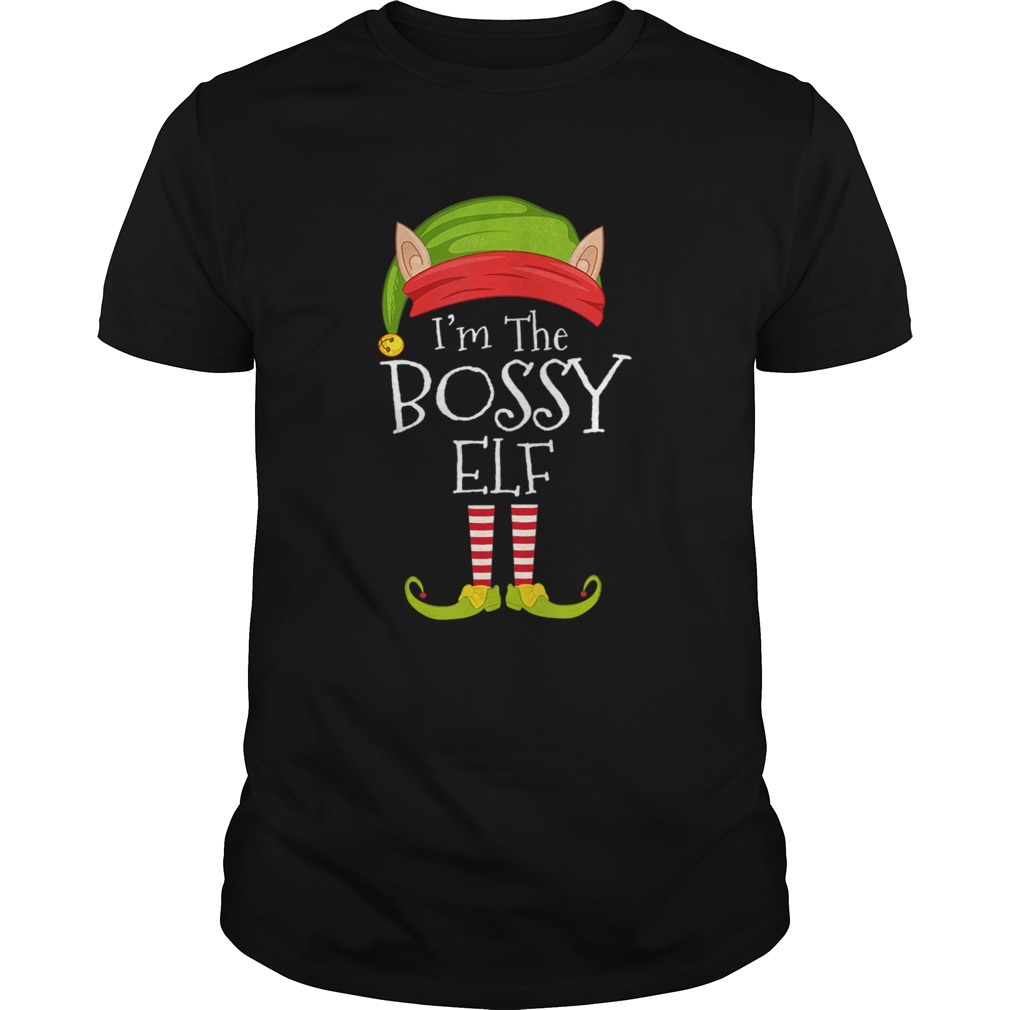 Christmas Family Matching Costume Im The Bossy Elf Xmas TShirt