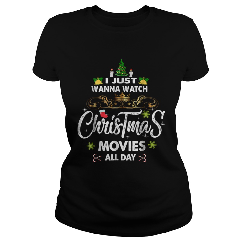 Christmas Movies TShirt Classic Ladies