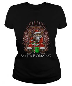 Christmas Santa is coming thone  Classic Ladies