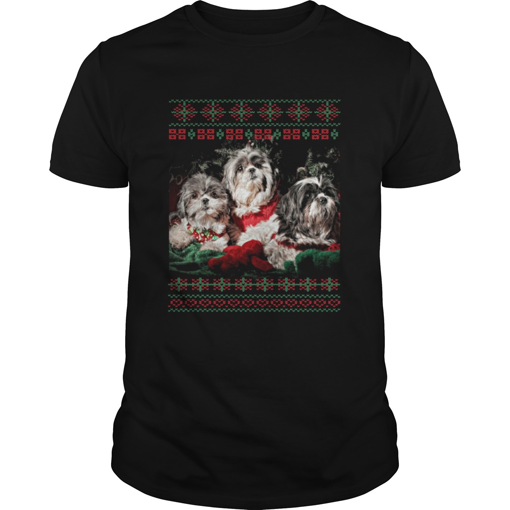 Christmas Shih Tzu Ugly TShirt