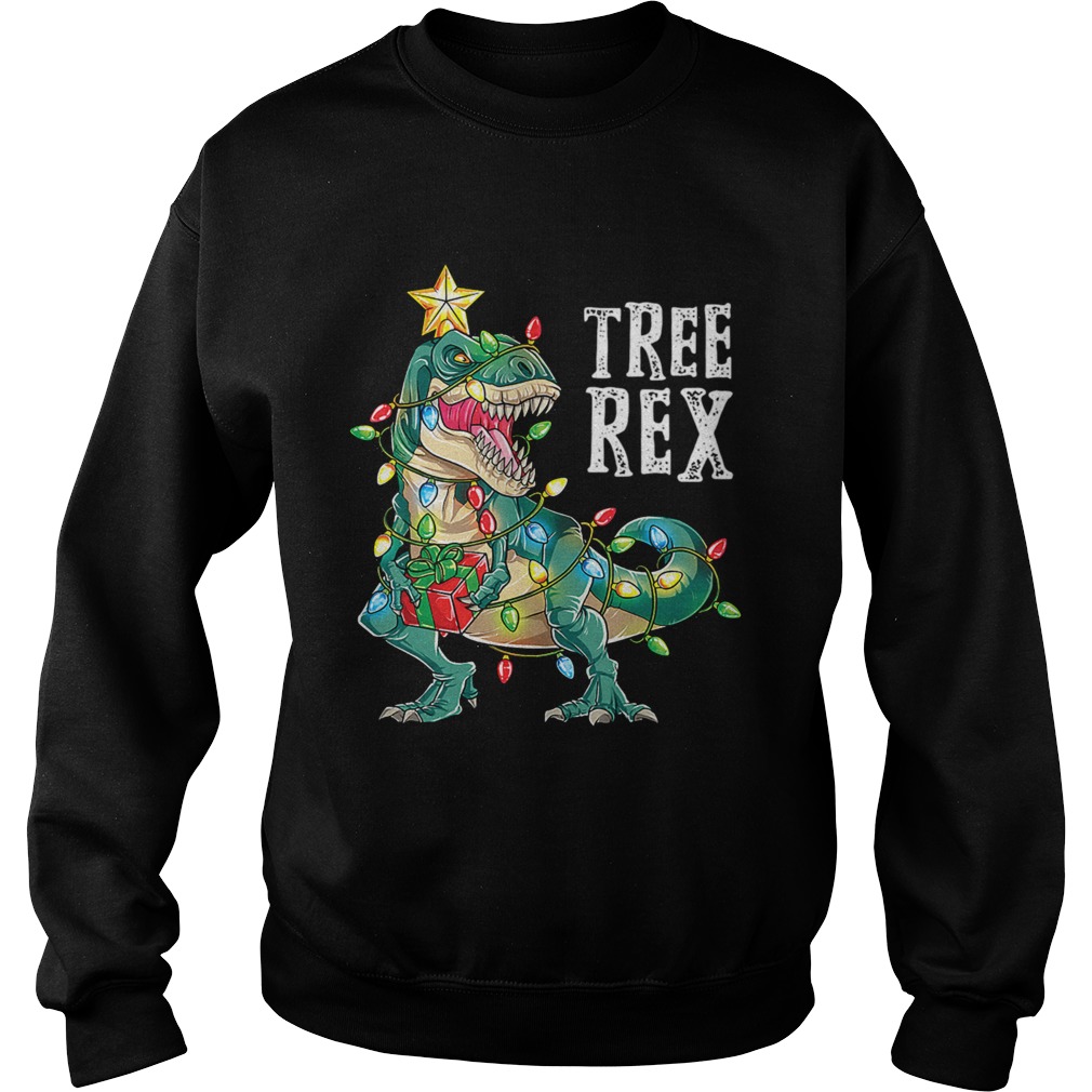 Christmas Shirts for Boys Kids Dinosaur Tree Rex Pajamas Men TShirt Sweatshirt