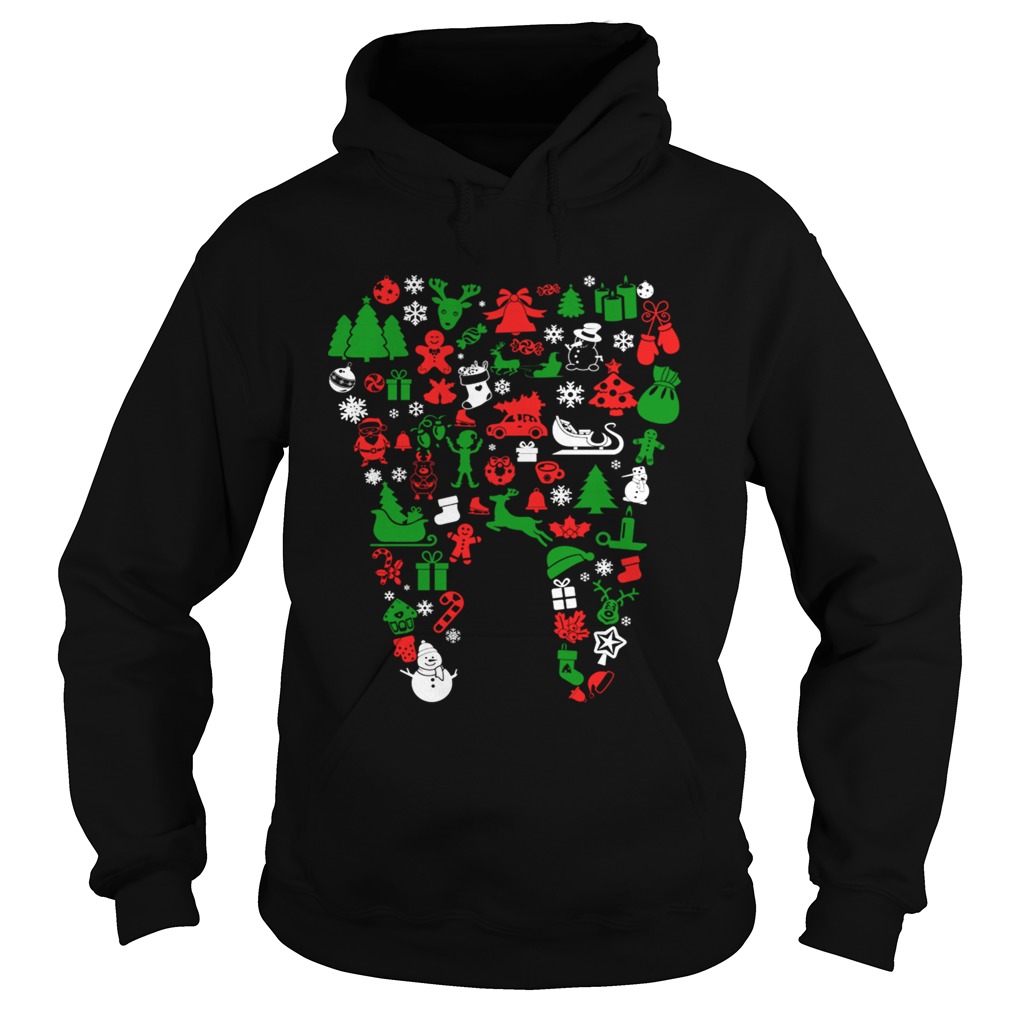 Christmas Tooth Dentist TShirt Hoodie