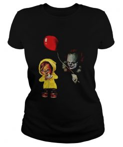 Chucky Pennywise dancing clown halloween  Classic Ladies