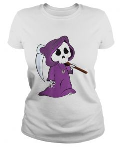 Circle Game Funny Grim Reaper Halloween Yeet  Classic Ladies