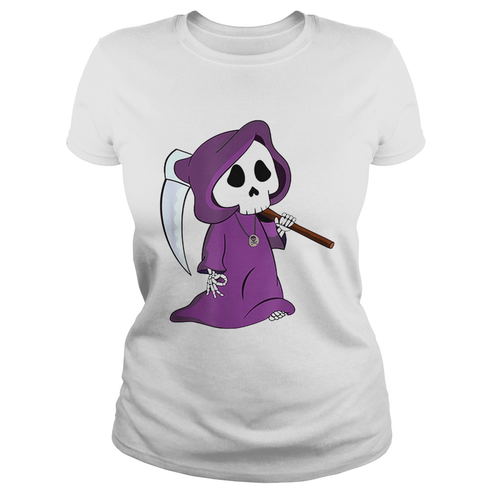 Circle Game Funny Grim Reaper Halloween Yeet Classic Ladies