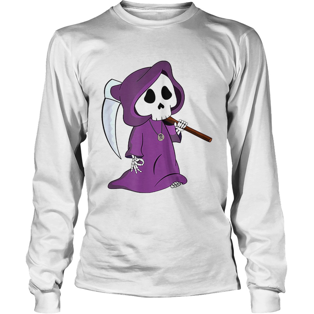 Circle Game Funny Grim Reaper Halloween Yeet LongSleeve