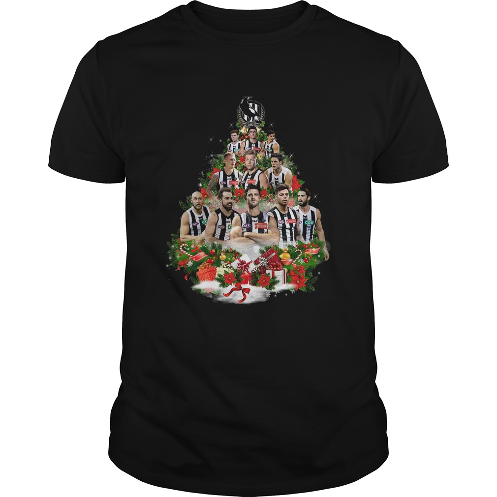 Collingwood player christmas tree shirt