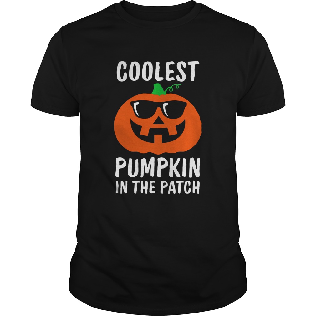 Coolest Pumpkin in the Patch Halloween Costume Boys Girls TShirt