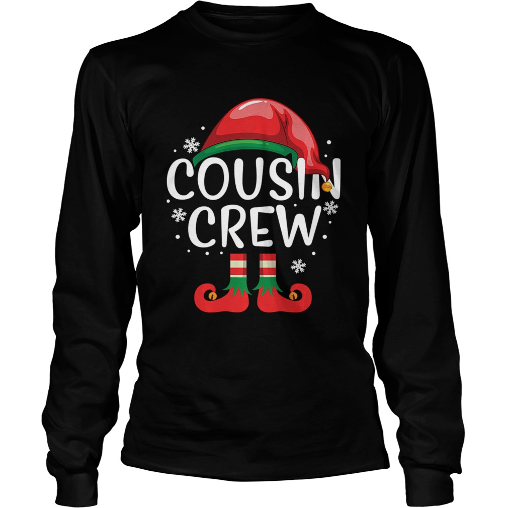 Cousin Crew Shirt Gift ELF Matching Family Christmas Ugly Long Sleeve TShirt LongSleeve