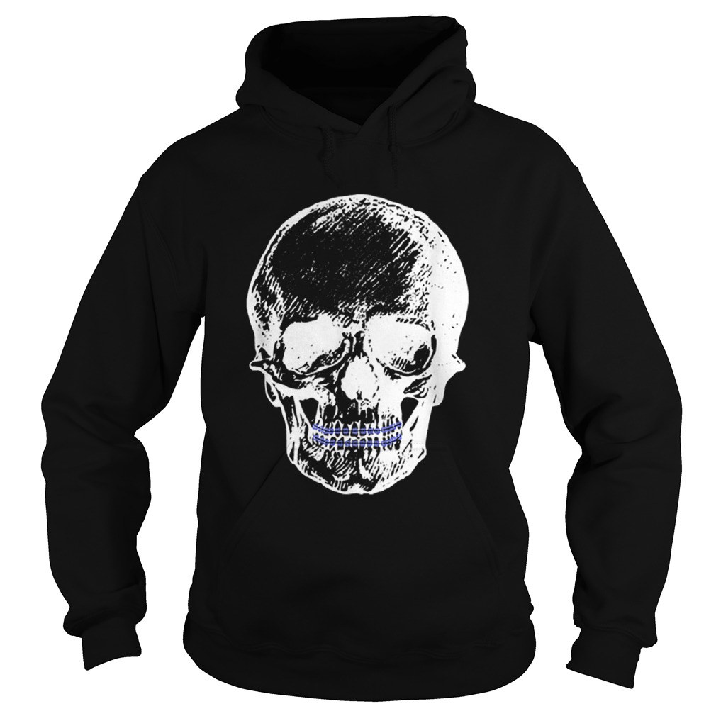 Creepy Skull With Braces Cool Halloween Hoodie