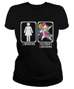 DABBING UNICORN CHILDRENS LIBRARIAN Shirt Classic Ladies