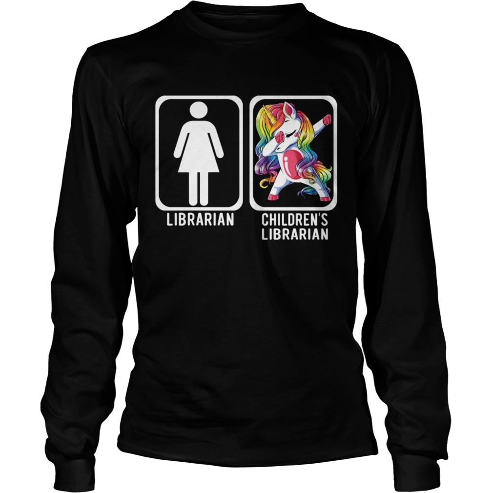 DABBING UNICORN CHILDRENS LIBRARIAN Shirt LongSleeve