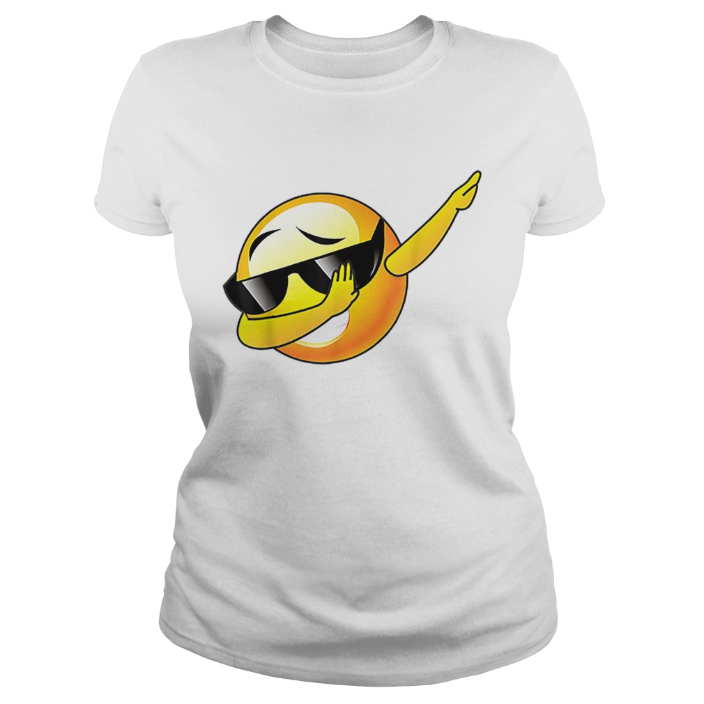 Dab Emoji Dabbing Halloween Tee Classic Ladies