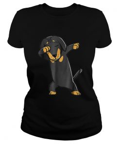 Dabbing Daschund Kids Wiener Dog Costume  Classic Ladies